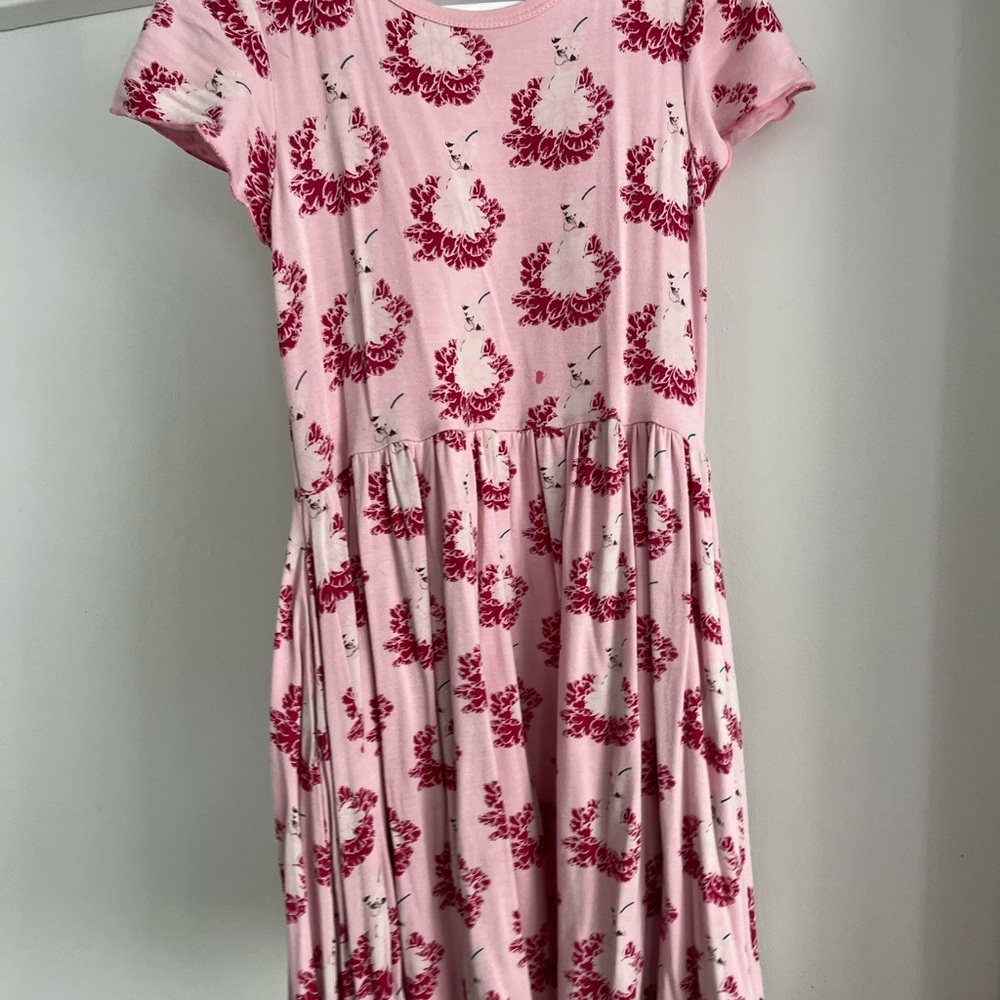 Kickee Pants Pink and Red Floral Kids Dress